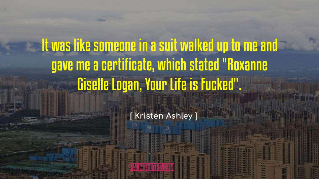 Roxanne quotes by Kristen Ashley