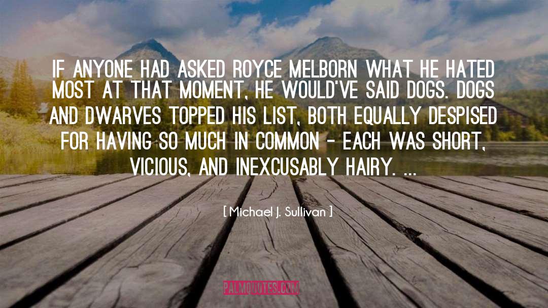 Royce Westmoreland quotes by Michael J. Sullivan