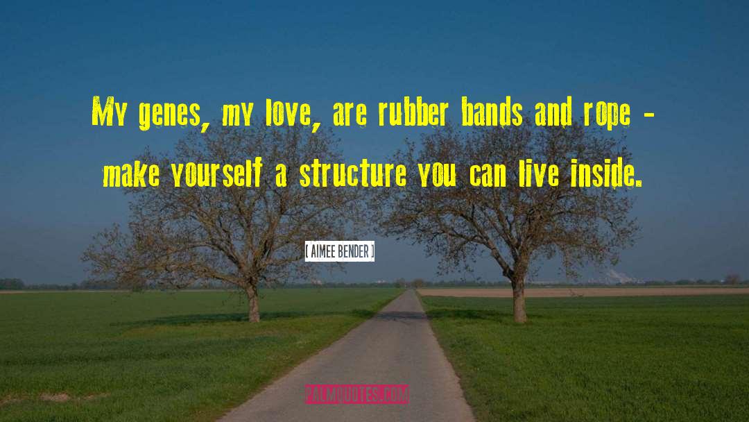 Rubber Bands quotes by Aimee Bender