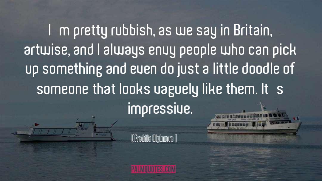 Rubbish Bin quotes by Freddie Highmore