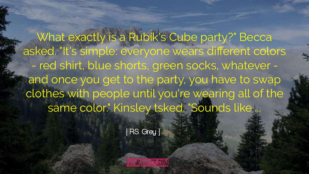 Rubik S Cube quotes by R.S. Grey