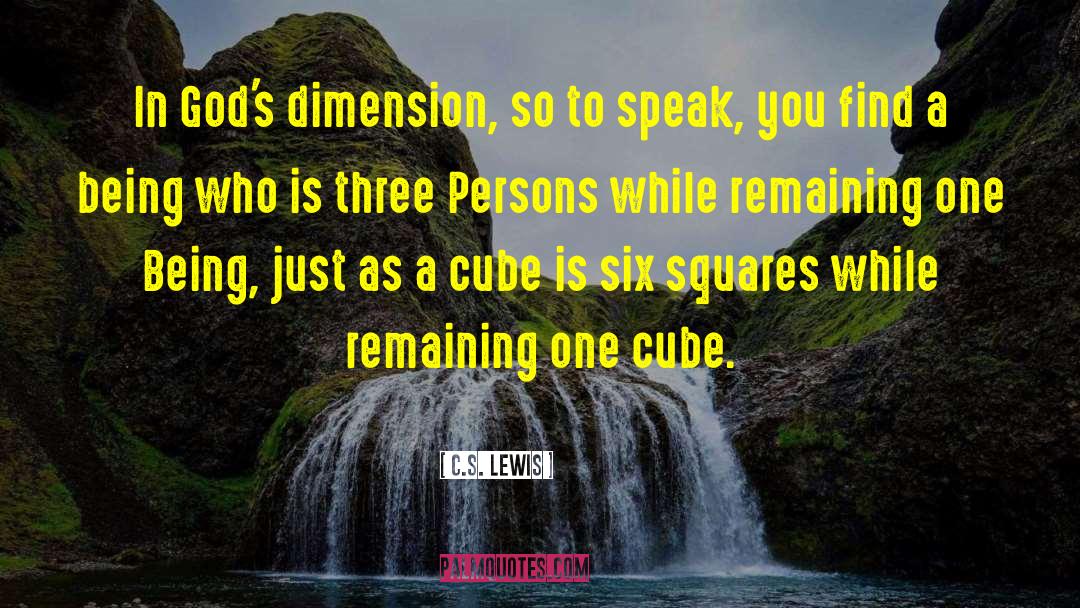 Rubik S Cube quotes by C.S. Lewis