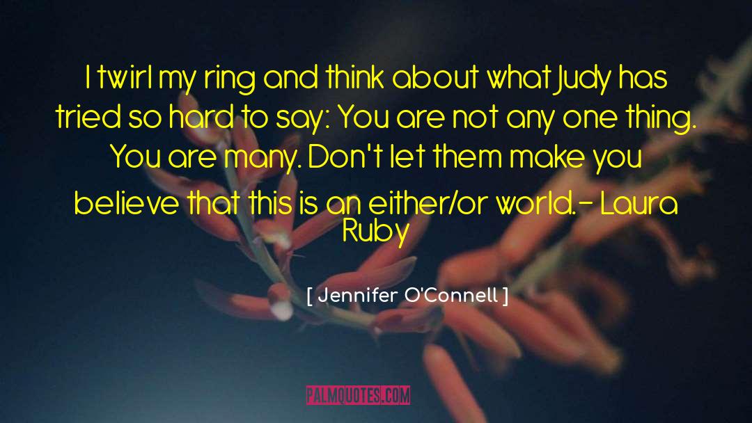 Ruby Daly quotes by Jennifer O'Connell
