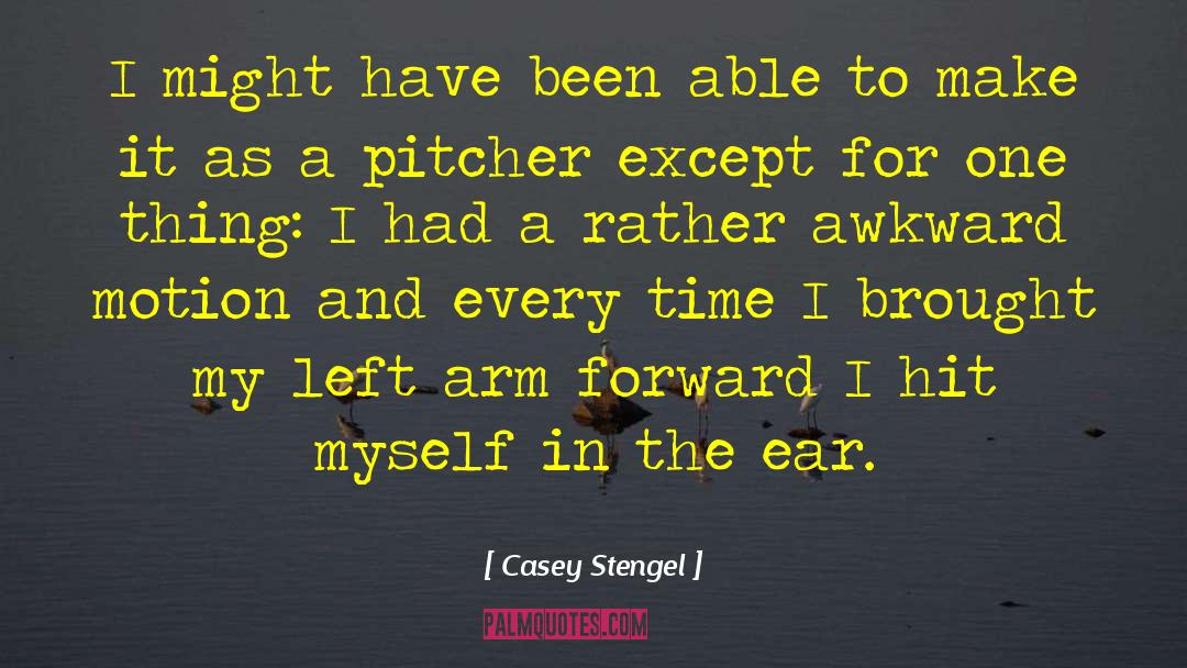 Rucinski Pitcher quotes by Casey Stengel