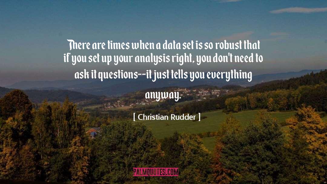 Rudder quotes by Christian Rudder