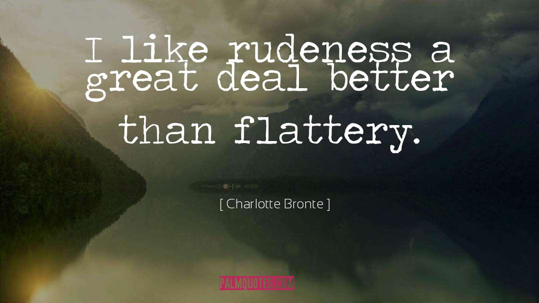 Rudeness quotes by Charlotte Bronte