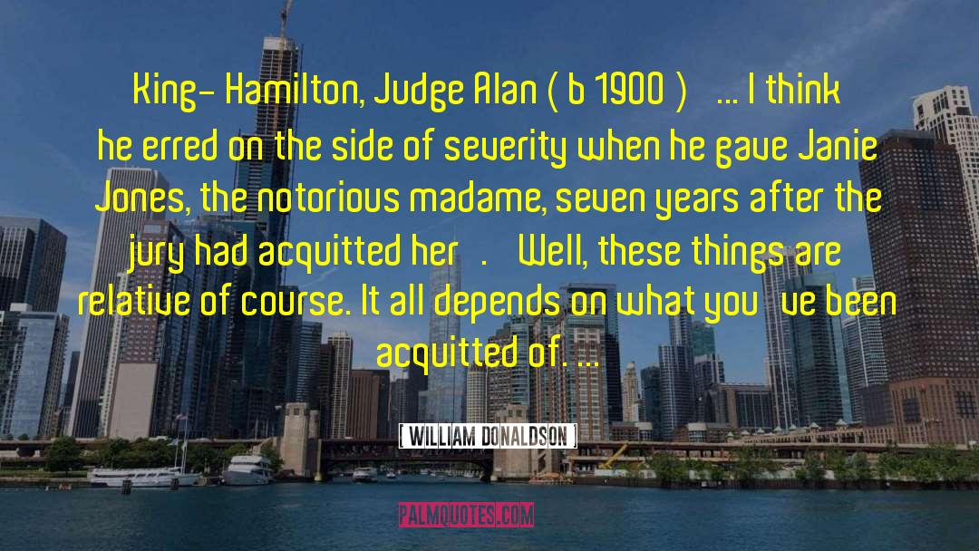 Rudofsky Judge quotes by William Donaldson