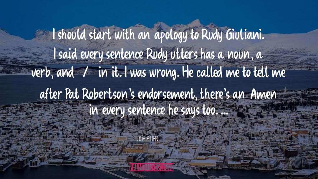 Rudy quotes by Joe Biden