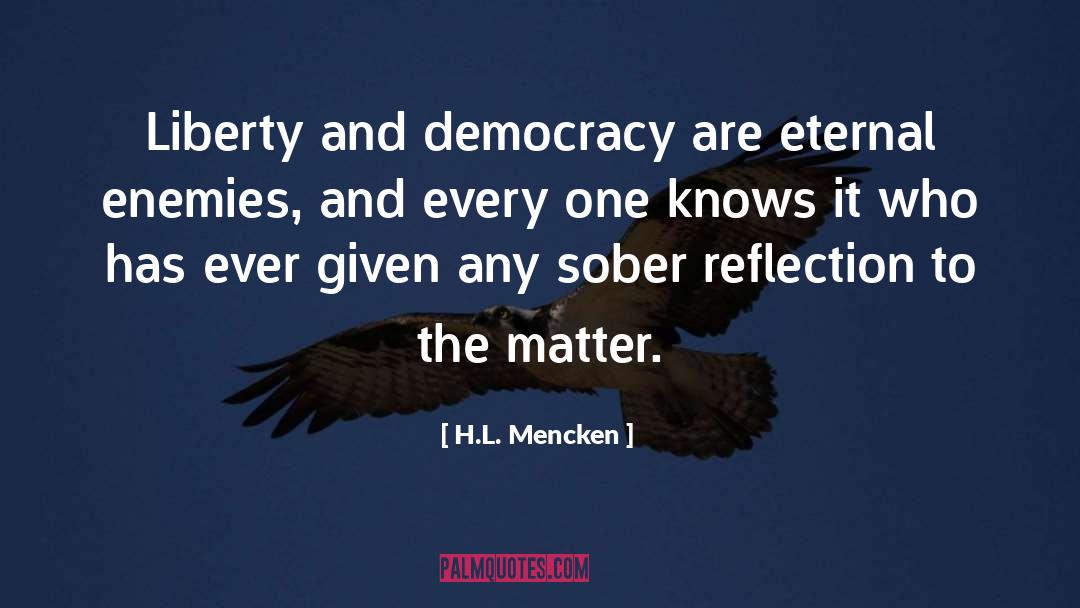 Rueful Reflection quotes by H.L. Mencken