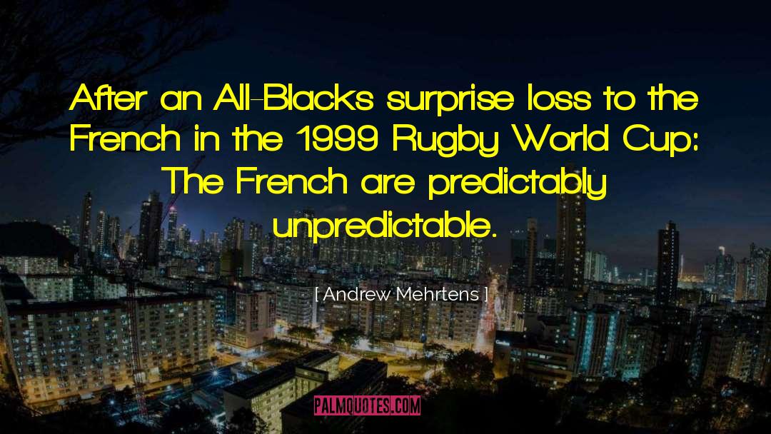 Rugby League quotes by Andrew Mehrtens