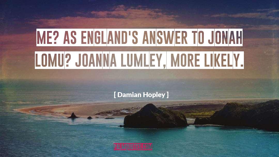 Rugby League quotes by Damian Hopley