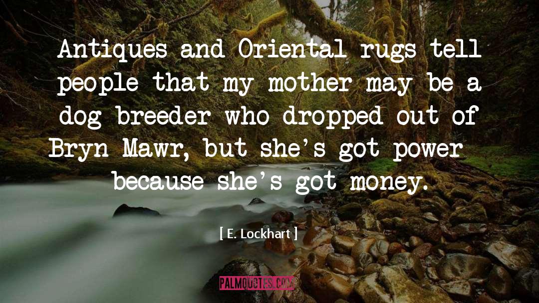 Rugs quotes by E. Lockhart