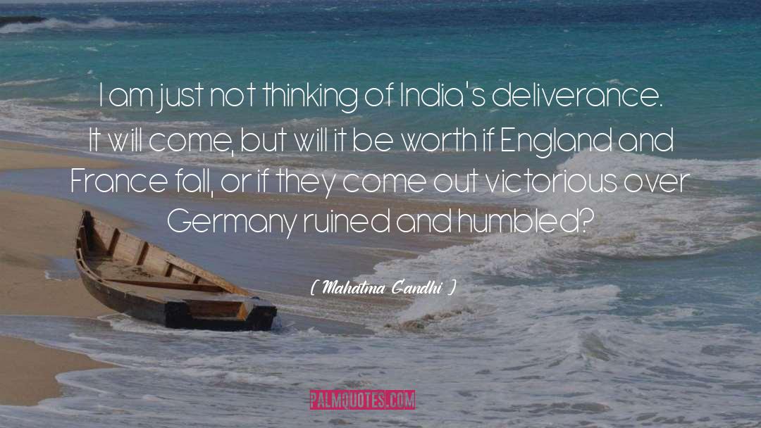 Ruined quotes by Mahatma Gandhi