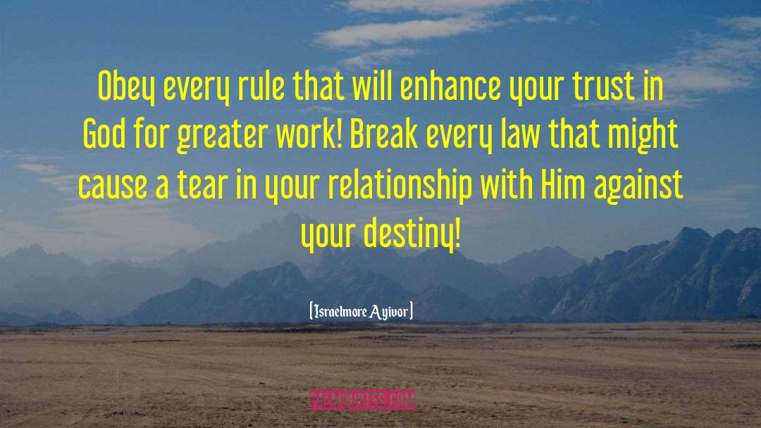 Rule And Regulations quotes by Israelmore Ayivor