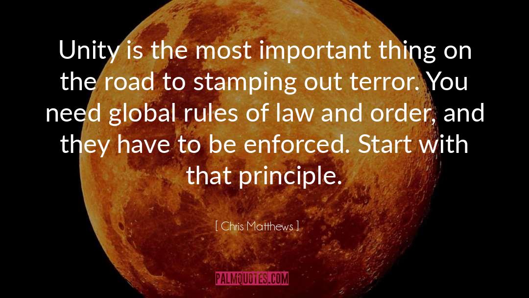 Rule Of Law quotes by Chris Matthews