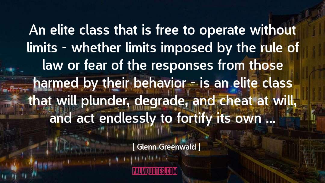 Rule Of Law quotes by Glenn Greenwald