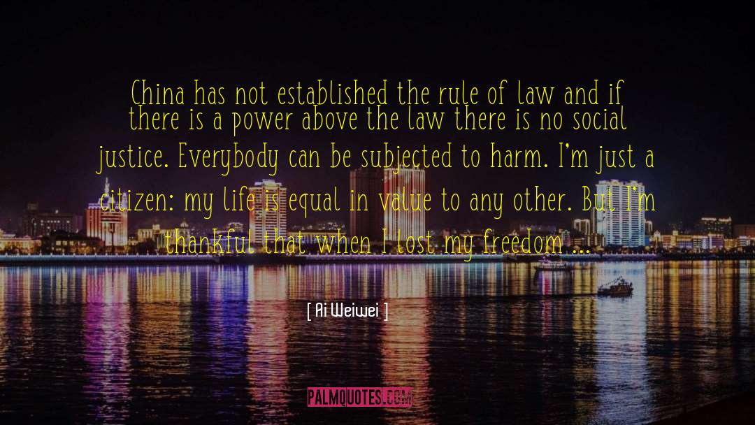 Rule Of Law quotes by Ai Weiwei