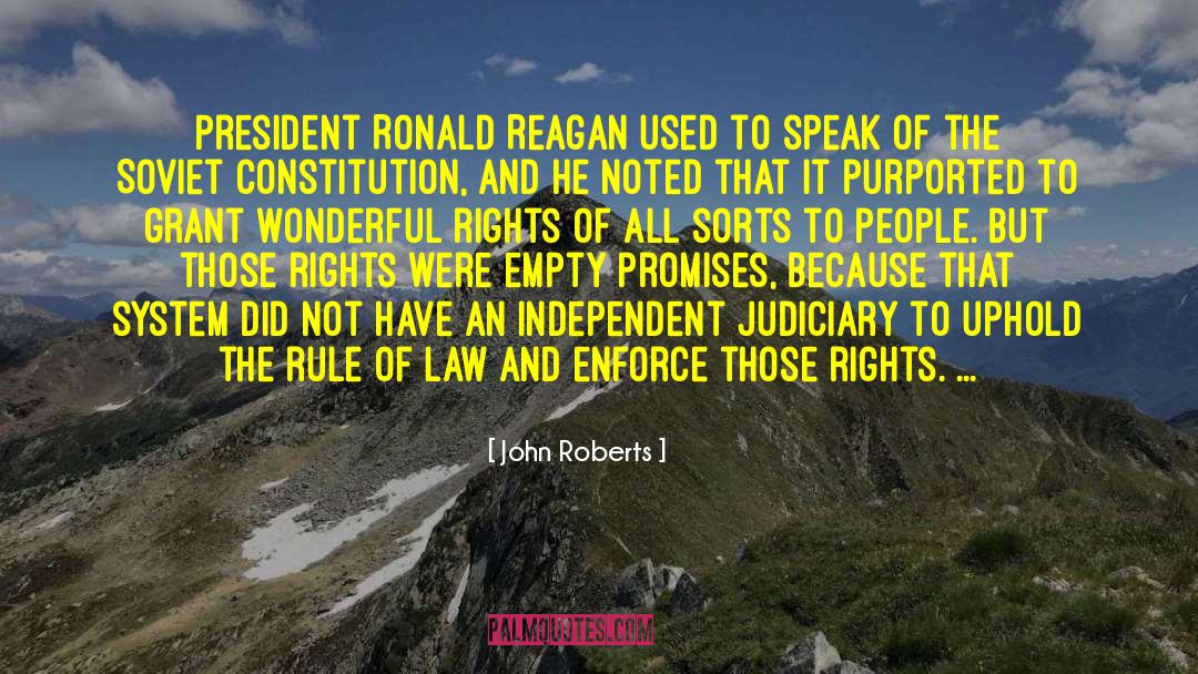 Rule Of Law quotes by John Roberts