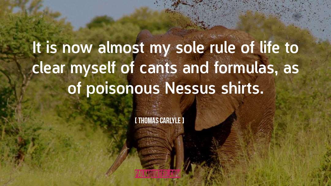 Rule Of Life quotes by Thomas Carlyle