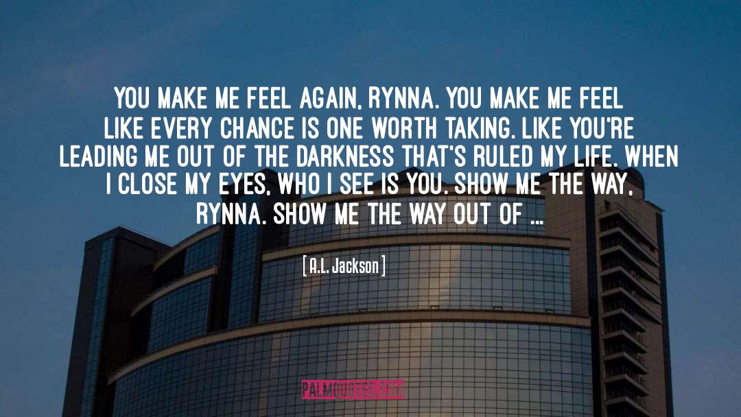 Ruled quotes by A.L. Jackson