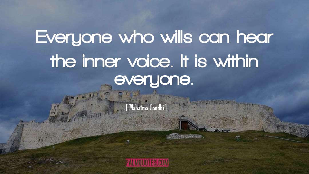 Ruler Inner Voice quotes by Mahatma Gandhi