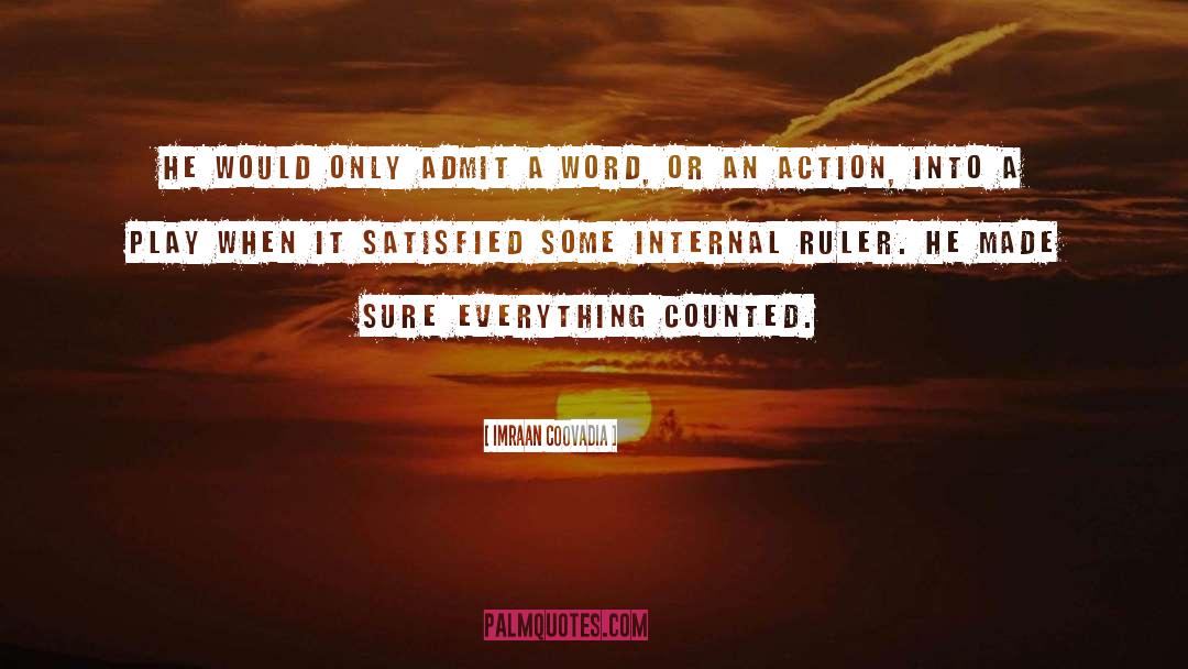 Ruler quotes by Imraan Coovadia