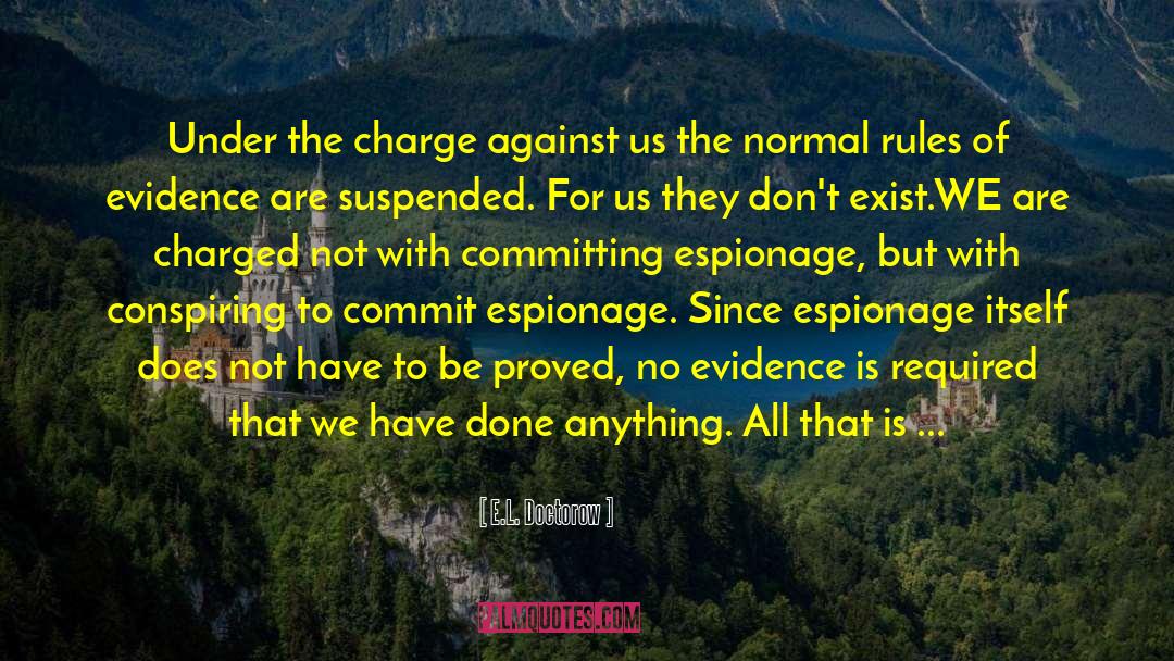 Rules Of Evidence quotes by E.L. Doctorow