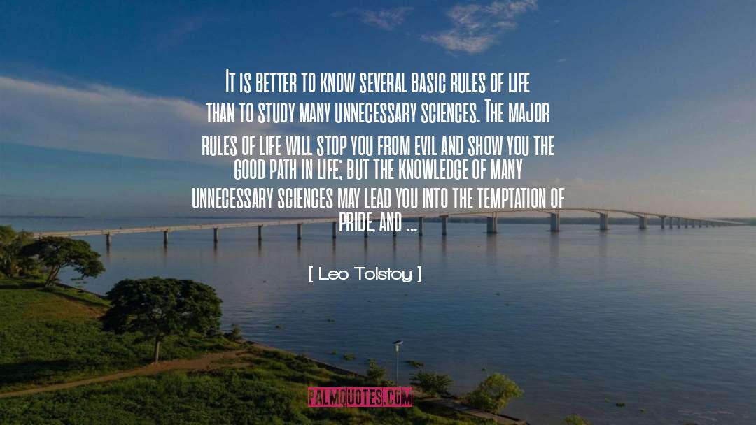 Rules Of Life quotes by Leo Tolstoy