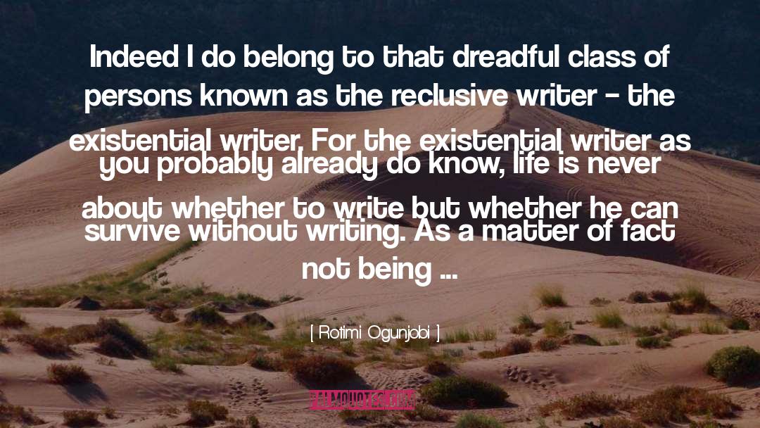 Rules Of Writing quotes by Rotimi Ogunjobi