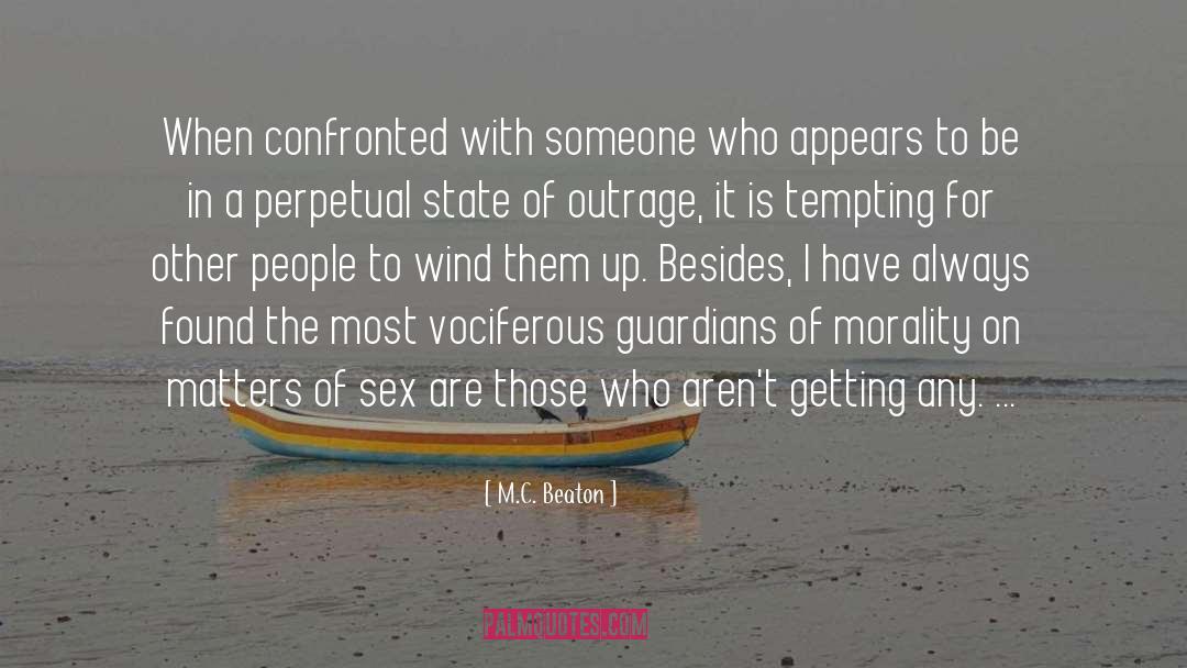 Rules On Sex quotes by M.C. Beaton