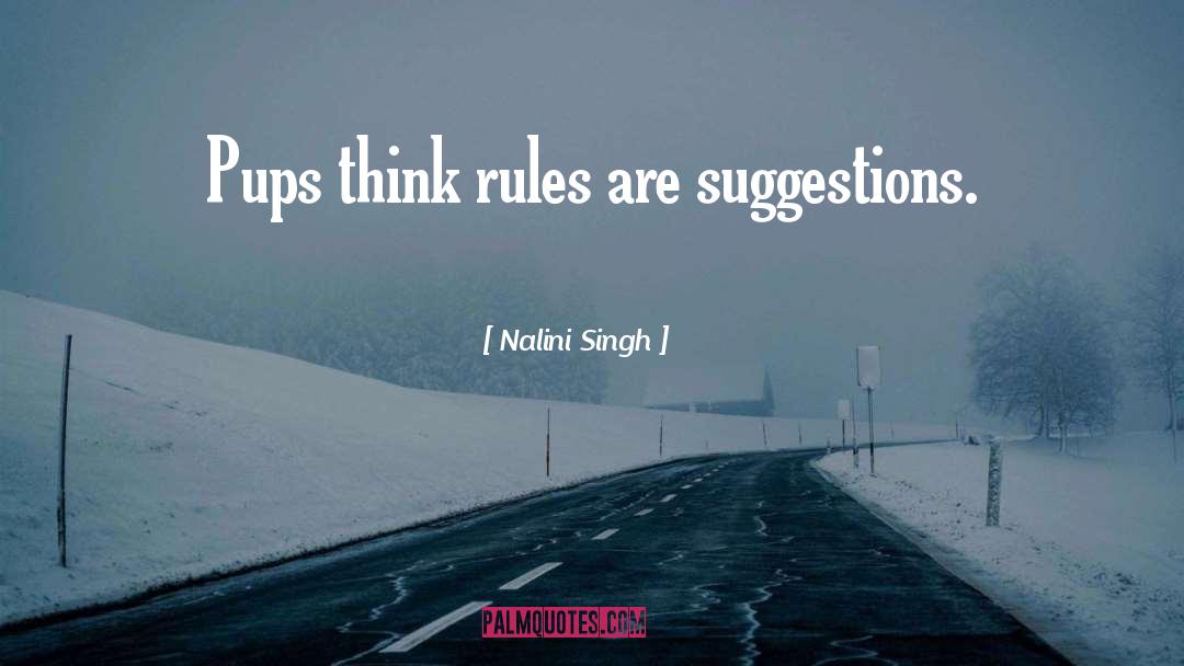 Rules quotes by Nalini Singh