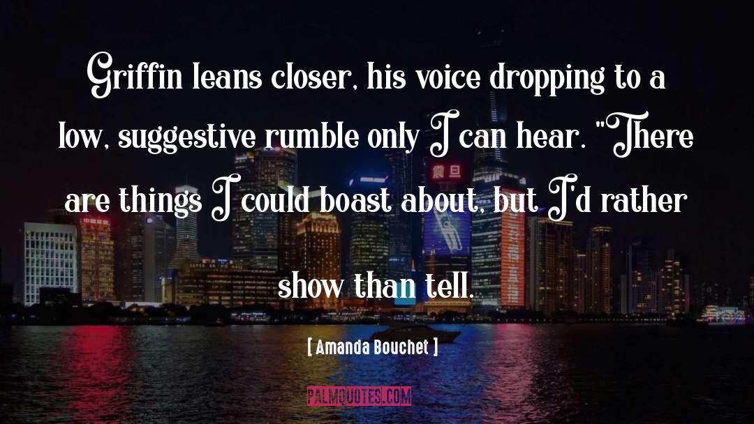 Rumble quotes by Amanda Bouchet