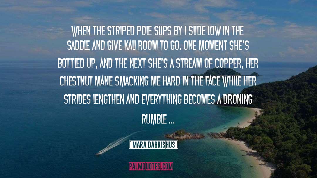 Rumble quotes by Mara Dabrishus