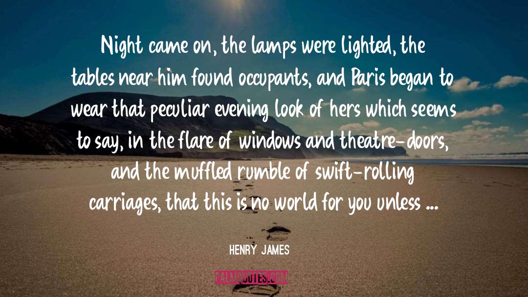 Rumble quotes by Henry James