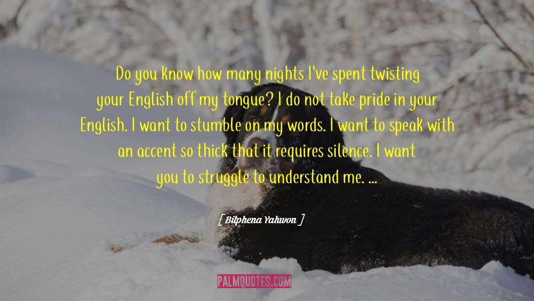 Rumbo In English quotes by Bilphena Yahwon