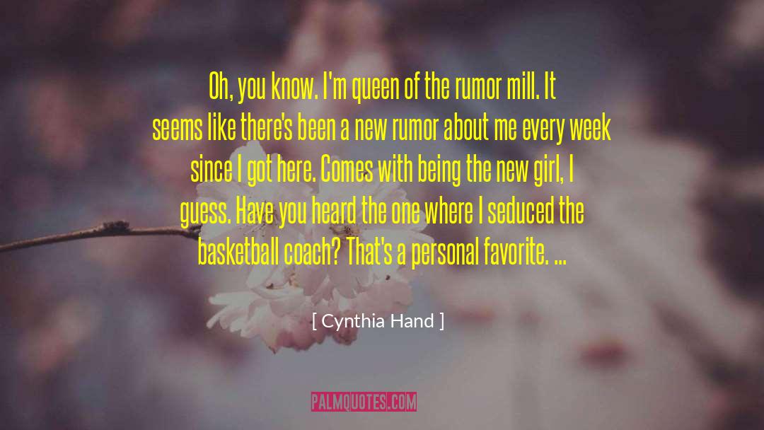 Rumor quotes by Cynthia Hand