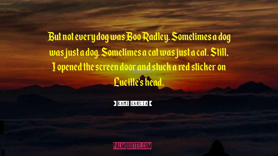 Rumors About Boo Radley quotes by Kami Garcia