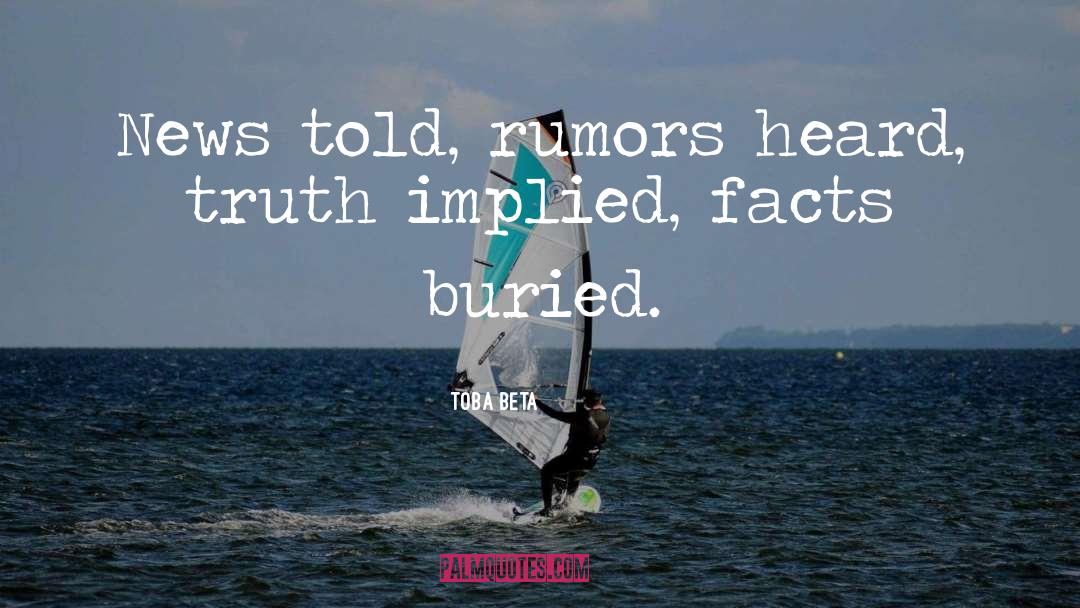 Rumors quotes by Toba Beta