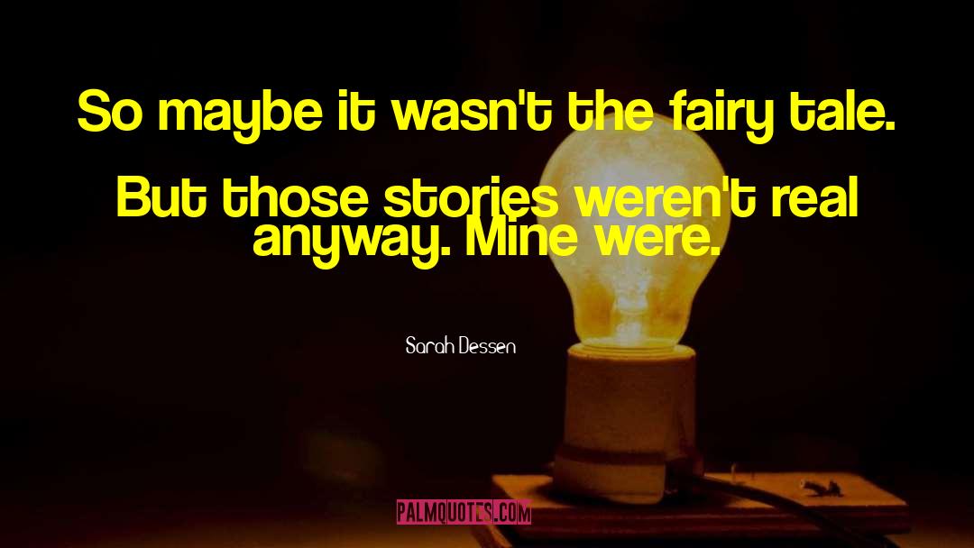 Rumpelstiltskin Fairy quotes by Sarah Dessen