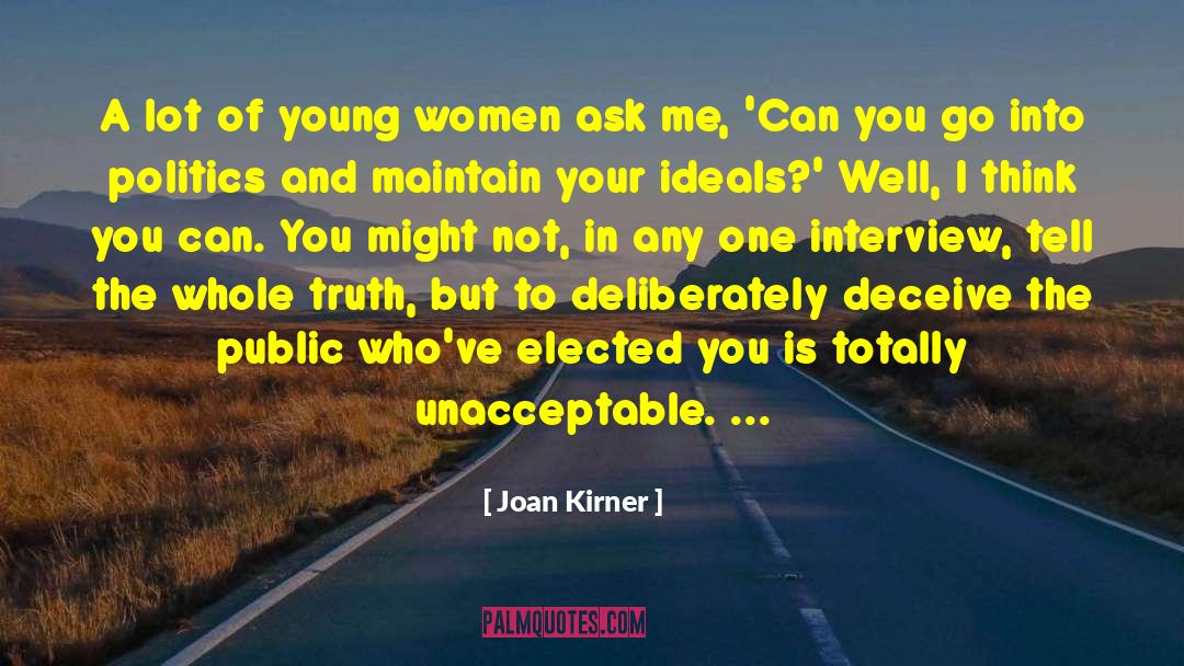 Rumpus Interview quotes by Joan Kirner