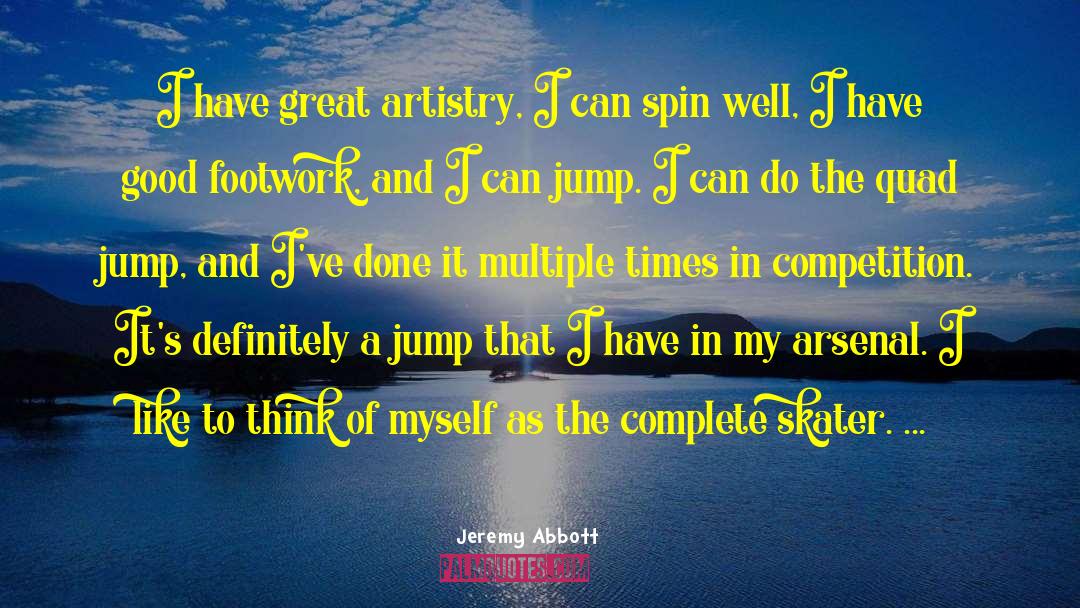 Run Jump And Play quotes by Jeremy Abbott