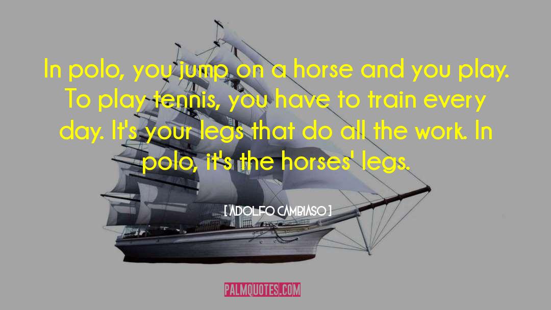 Run Jump And Play quotes by Adolfo Cambiaso