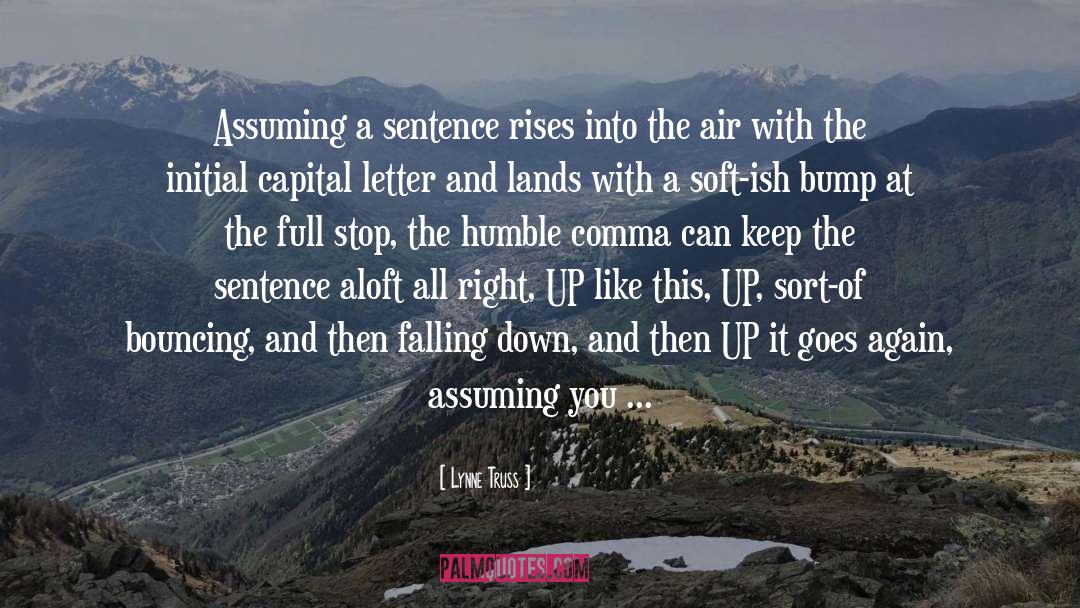 Run On Sentence Award quotes by Lynne Truss