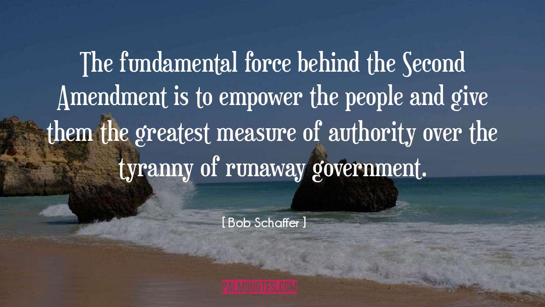 Runaway quotes by Bob Schaffer