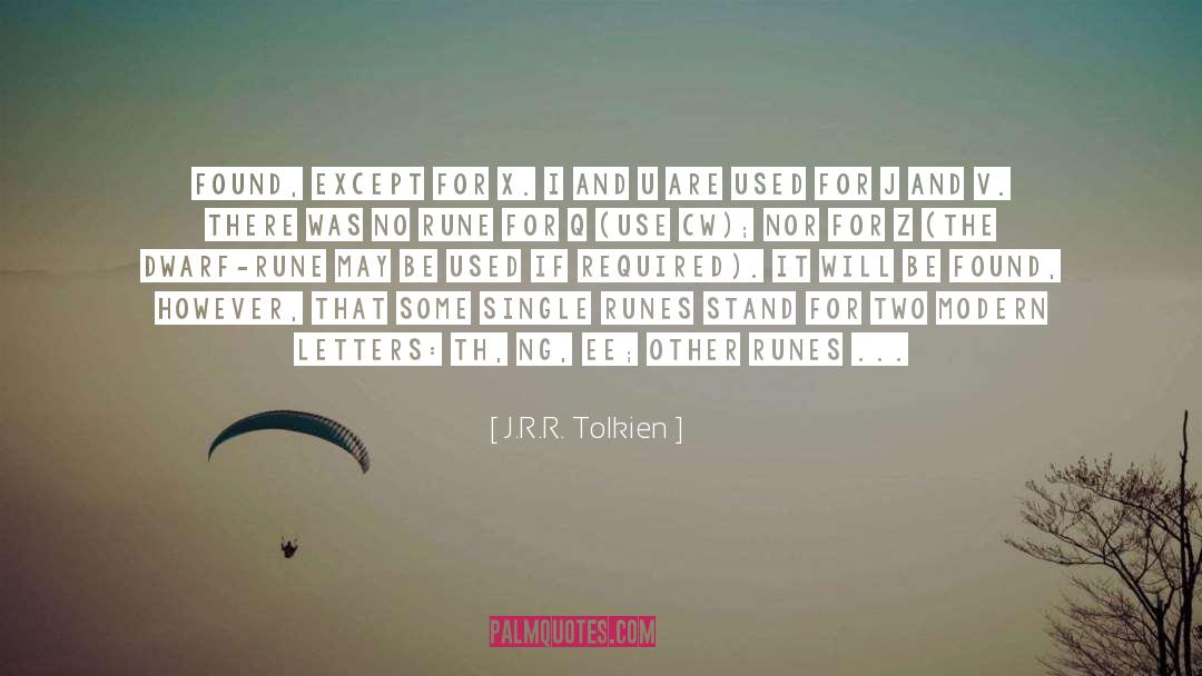 Rune quotes by J.R.R. Tolkien
