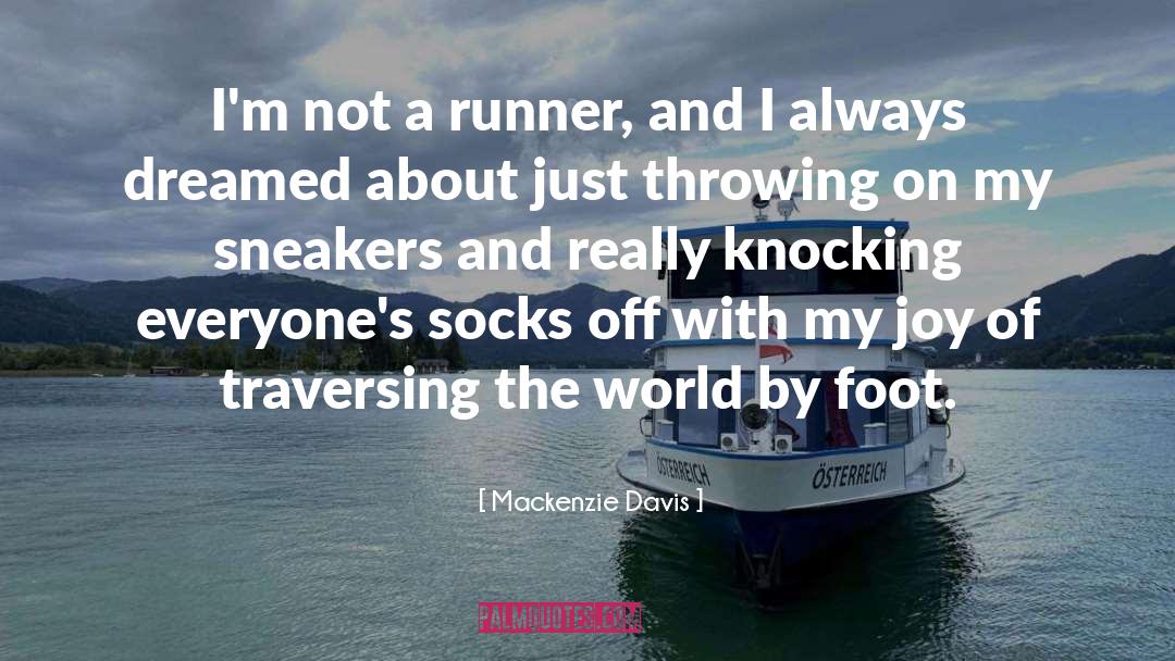 Runner quotes by Mackenzie Davis