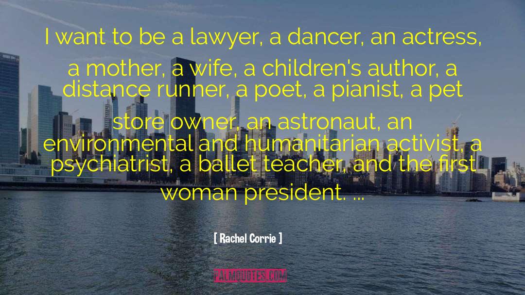 Runner quotes by Rachel Corrie