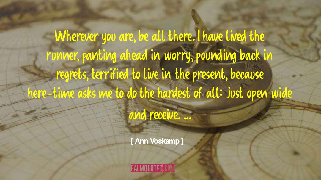 Runner quotes by Ann Voskamp