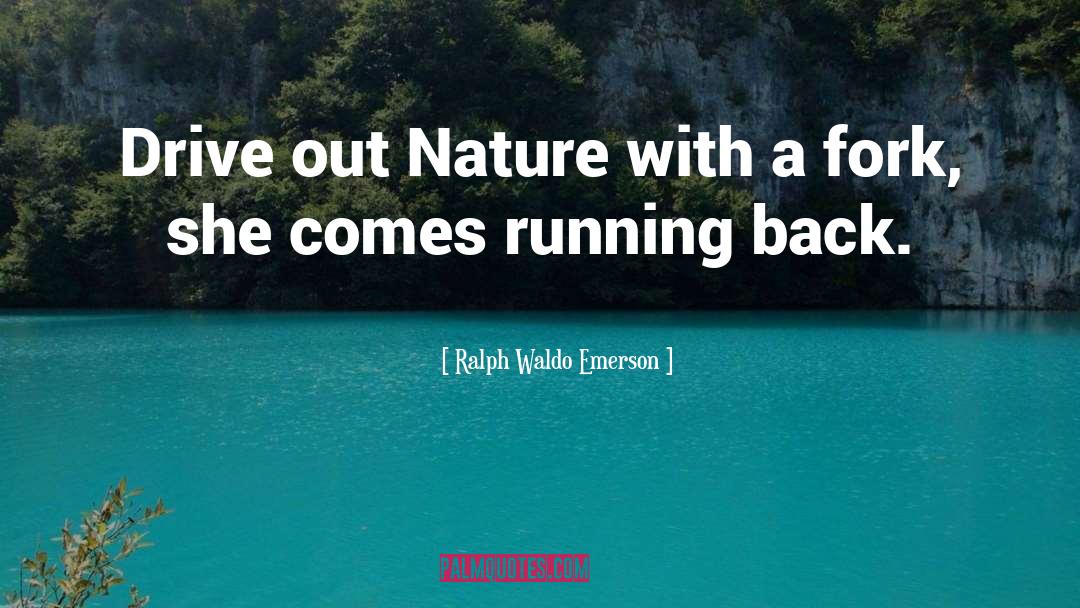 Running Back quotes by Ralph Waldo Emerson