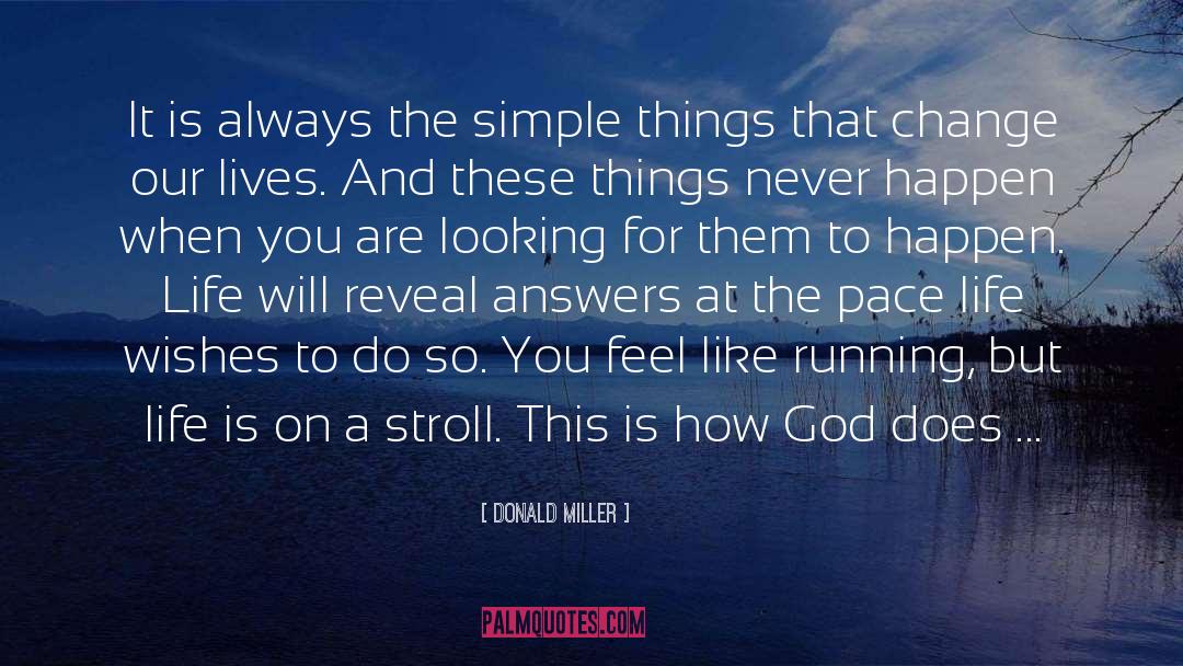 Running Commentary quotes by Donald Miller